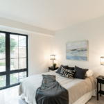 Modern bedroom with minimalist design in washington dc